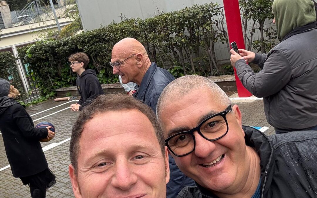 Inaugurazione di un nuovo spazio da basket 3×3 a San Lorenzo